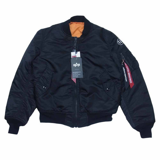 uniform experiment ユニフォームエクスペリメント UE-212081 LORO PIANA ALPHA CUSTOM MA-1 ロロ ピアーナ アルファ カスタム ブラック系 S【中古】