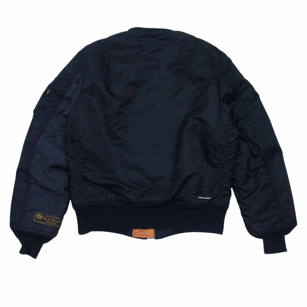 uniform experiment ユニフォームエクスペリメント UE-212081 LORO PIANA ALPHA CUSTOM MA-1 ロロ ピアーナ アルファ カスタム ブラック系 S【中古】
