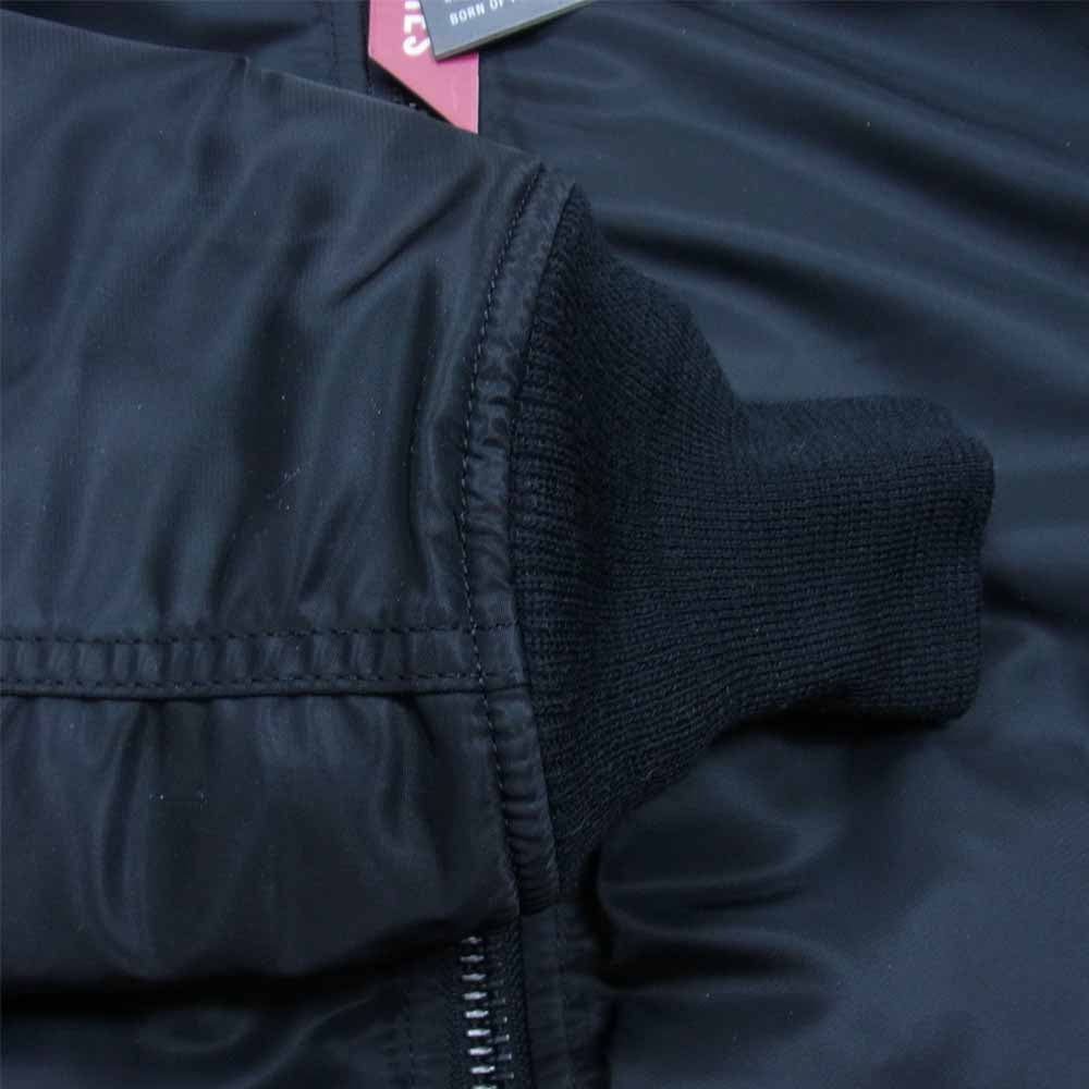 uniform experiment ユニフォームエクスペリメント UE-212081 LORO PIANA ALPHA CUSTOM MA-1 ロロ ピアーナ アルファ カスタム ブラック系 S【中古】