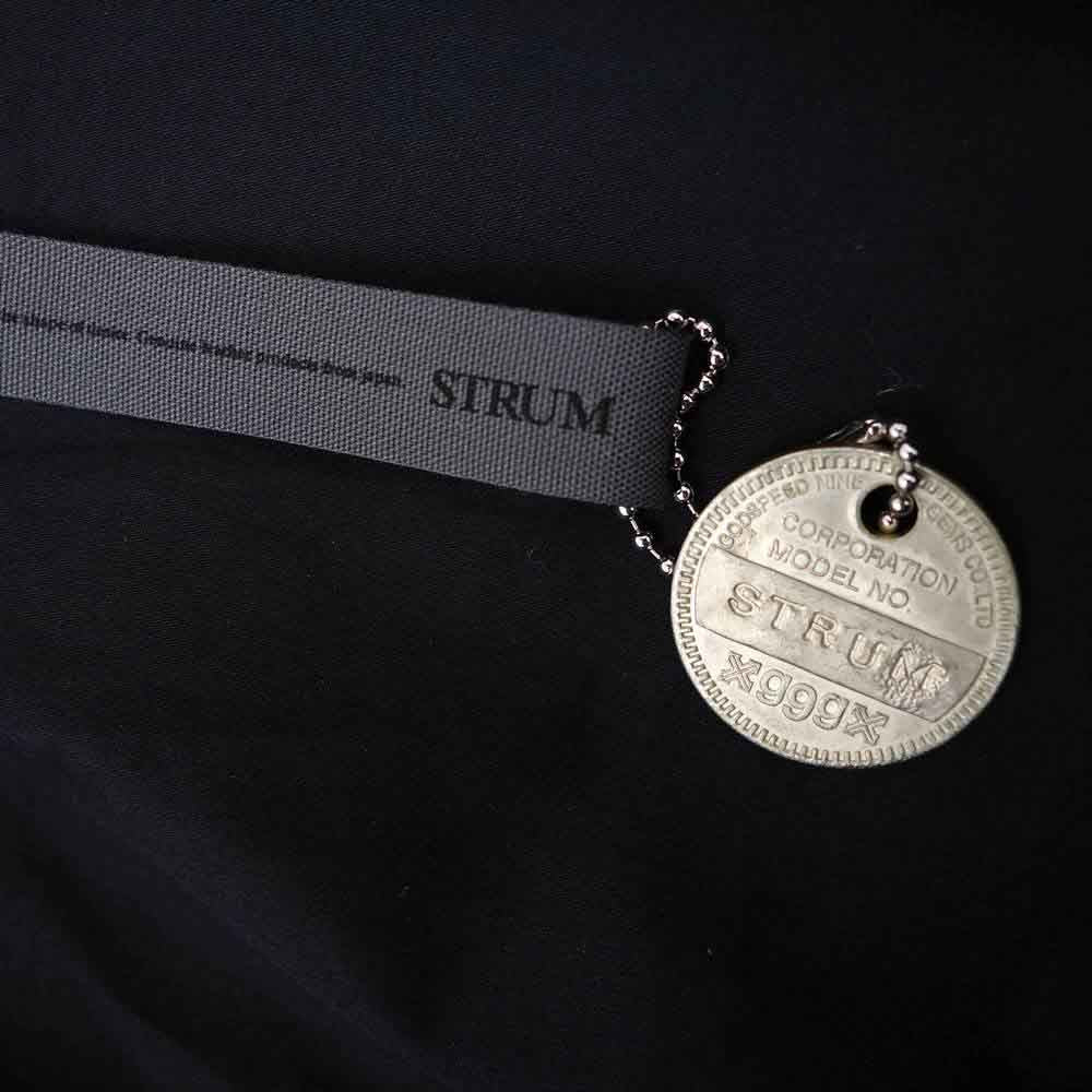 STRUM ストラム フルタンニン鞣し ジャパンカーフスキン Burning dyed 製品燃焼染め SPEEDER ダブルライダースジャケット ブルー系 S【極上美品】【中古】