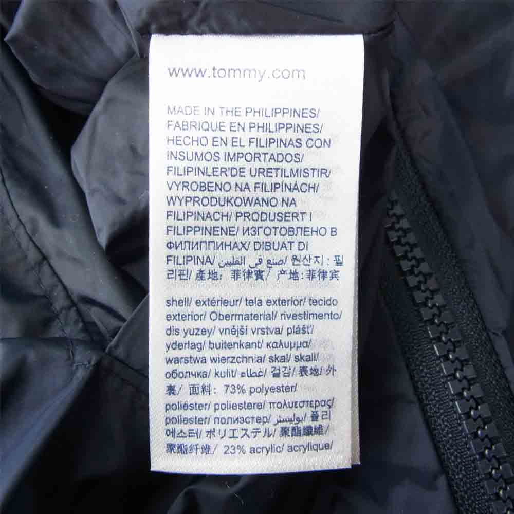 TOMMY HILFIGER トミーヒルフィガー リバーシブル フリース ナイロン ジャケット ホワイト系 ネイビー系 S【中古】