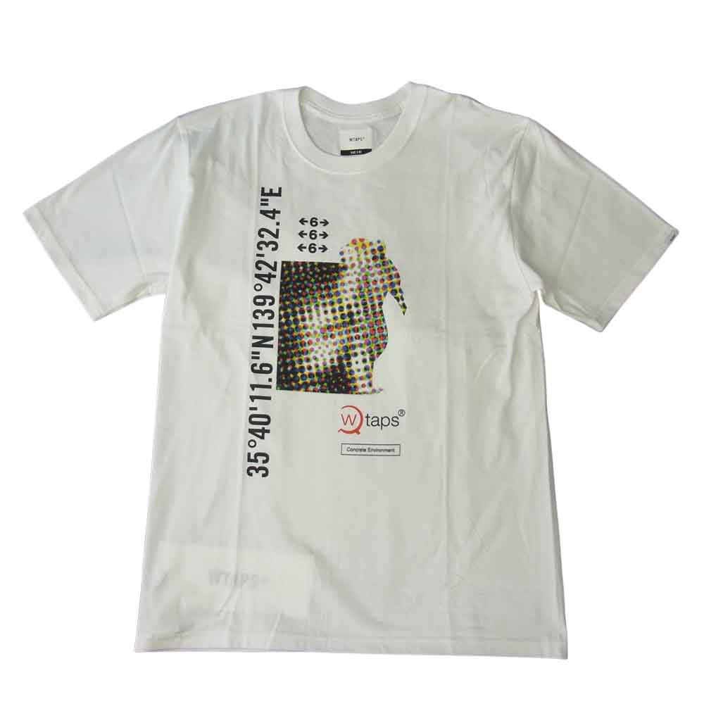WTAPS ダブルタップス 20SS 201PCDT-ST12S DCLXVI S/S TEE 半袖 Tシャツ ホワイト系 2【新古品】【未使用】【中古】