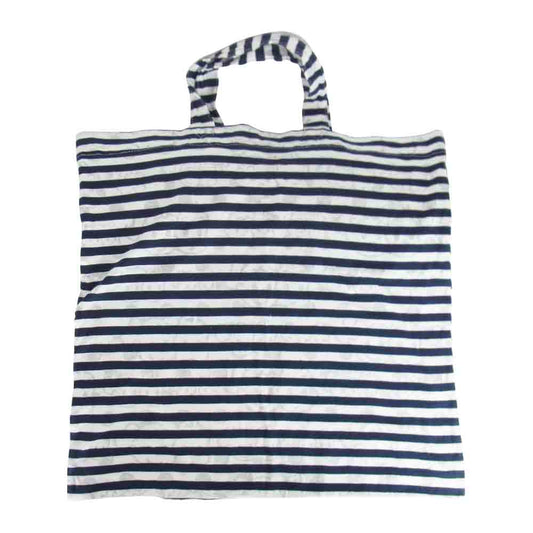 COMME des GARCONS コムデギャルソン AD2017 OS-K224 OSAMU GOODS オサムグッズ 本多修コラボ ボーダー トート バッグ ネイビー系【中古】