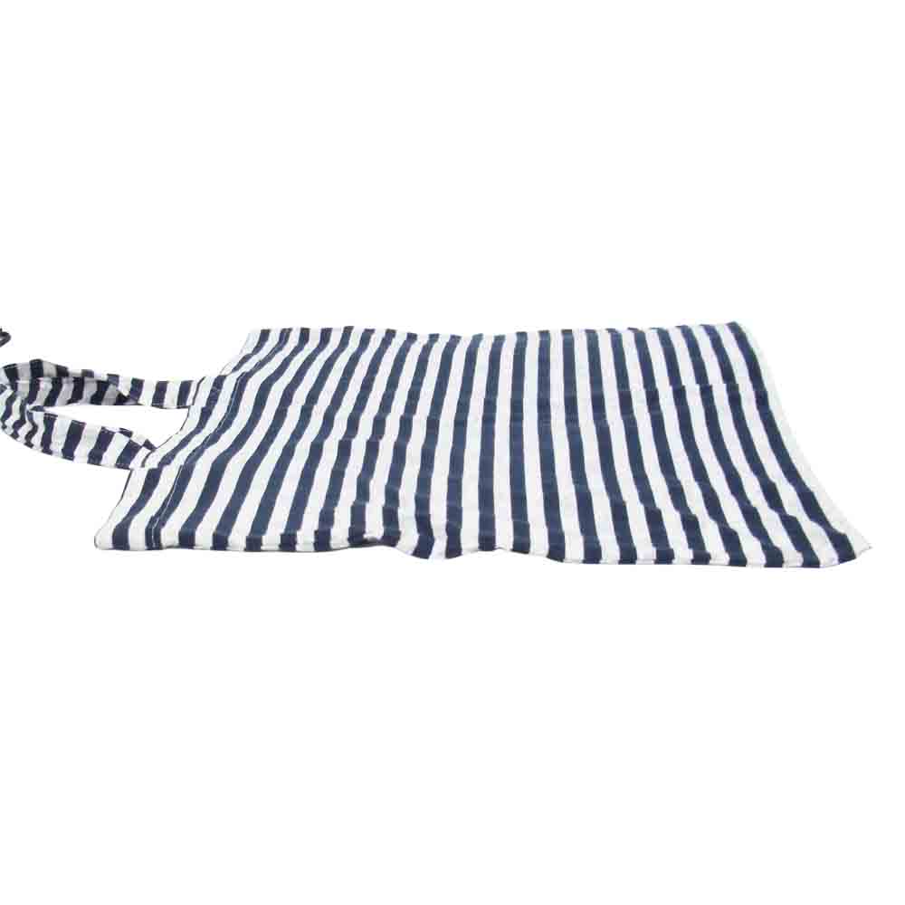 COMME des GARCONS コムデギャルソン AD2017 OS-K224 OSAMU GOODS オサムグッズ 本多修コラボ ボーダー トート バッグ ネイビー系【中古】