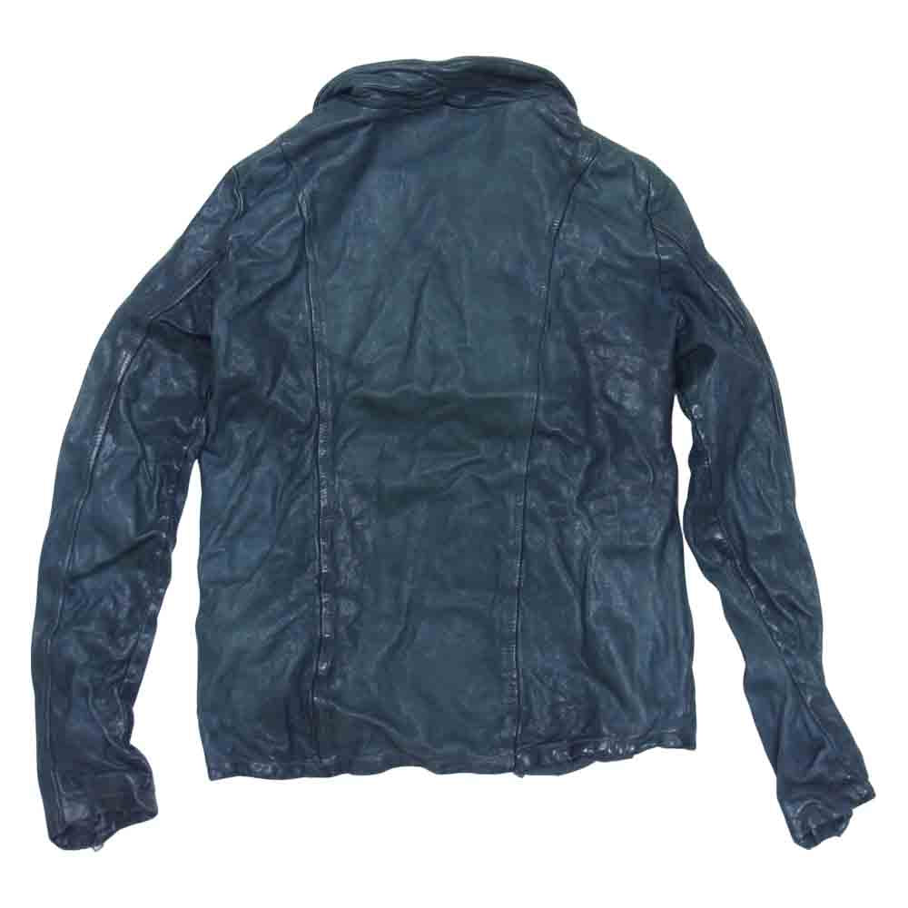 GIORGIO BRATO ジョルジオブラット 羊革 ラム レザー ライダース ジャケット PRUSSIA 44【中古】