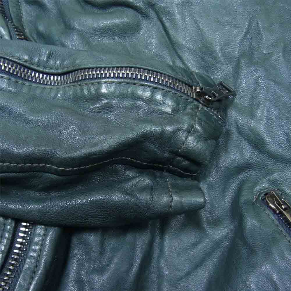 GIORGIO BRATO ジョルジオブラット 羊革 ラム レザー ライダース ジャケット PRUSSIA 44【中古】