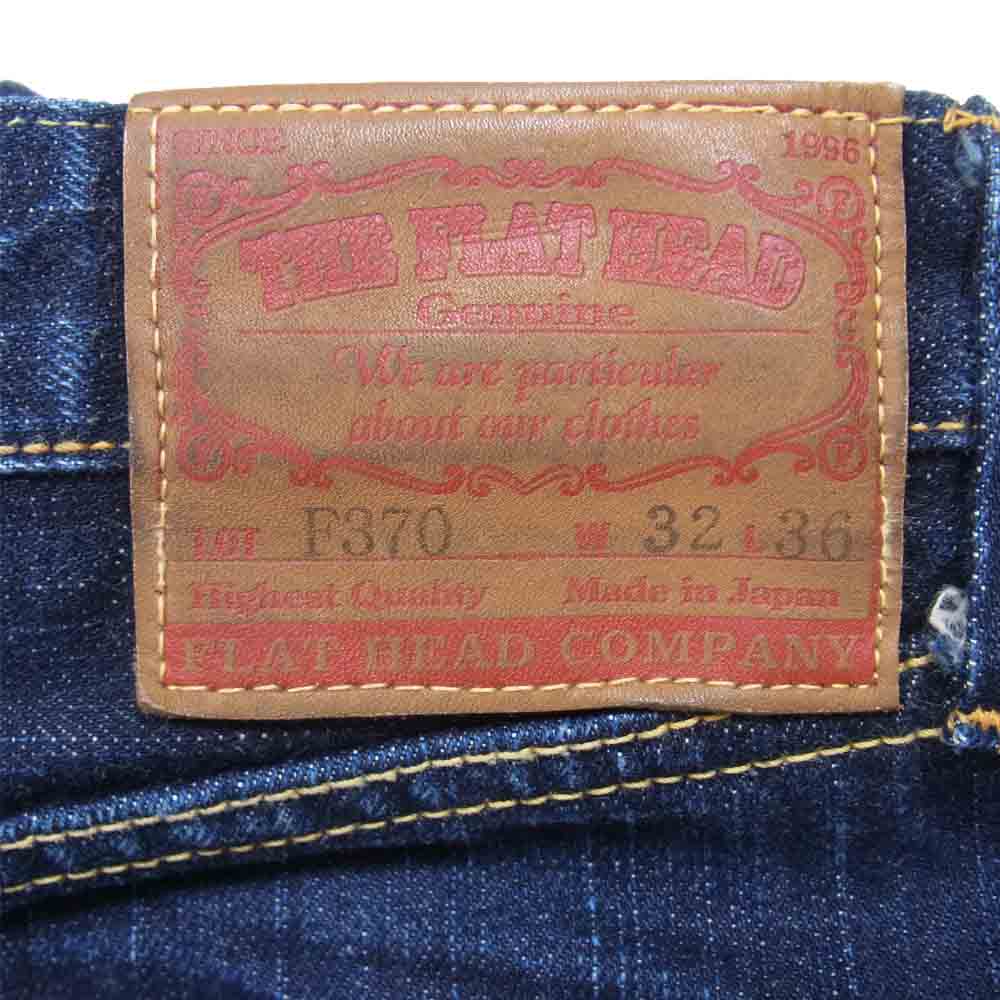 THE FLAT HEAD ザフラットヘッド F370 デニム パンツ インディゴブルー系 32【中古】