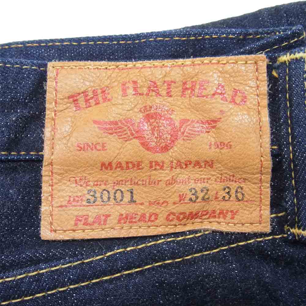 THE FLAT HEAD ザフラットヘッド 3001 デニム パンツ インディゴブルー系 32【中古】