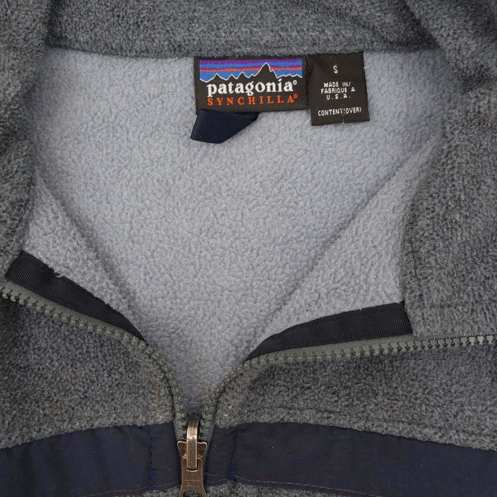 patagonia パタゴニア 01AW 25350 SYNCHILLA シンチラ ベースン フリース ジャケット グレー系 S【中古】