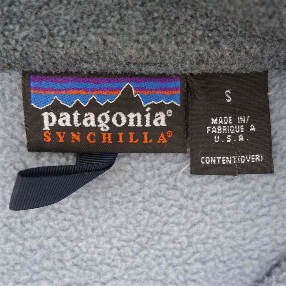 patagonia パタゴニア 01AW 25350 SYNCHILLA シンチラ ベースン フリース ジャケット グレー系 S【中古】