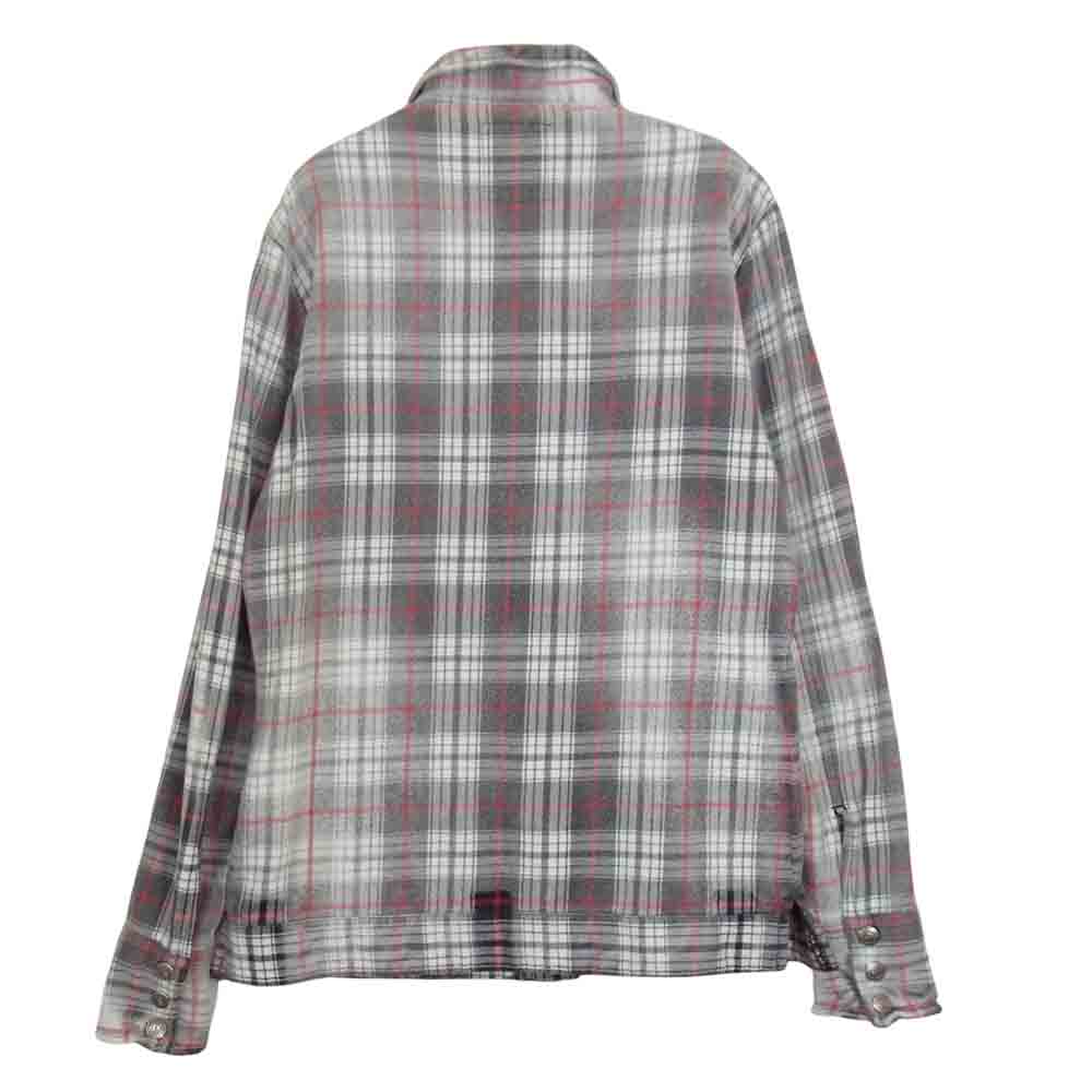 BACKBONE バックボーン BB07SS-S15 チェック フランネル シャツ グレー系 S【中古】