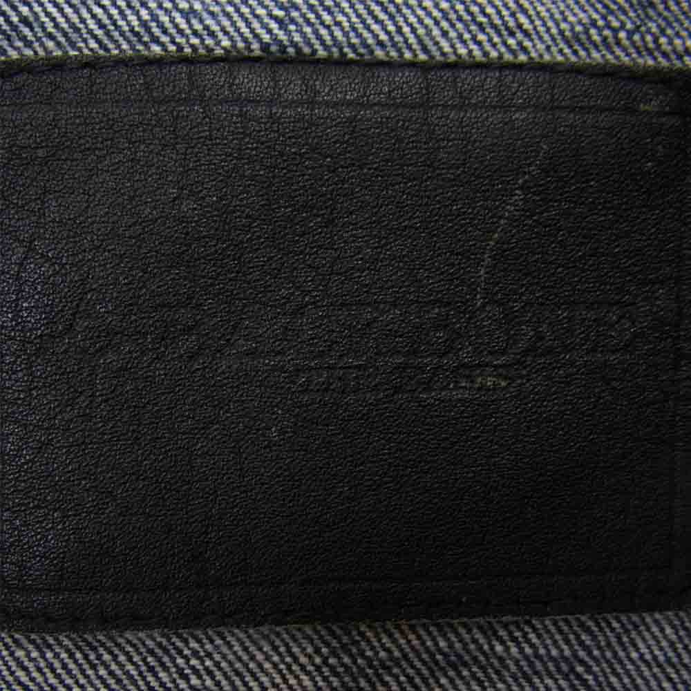 BACKBONE バックボーン BB09SS-DB01-A ロゴ刺繍 デニム ジャケット インディゴブルー系 S【中古】
