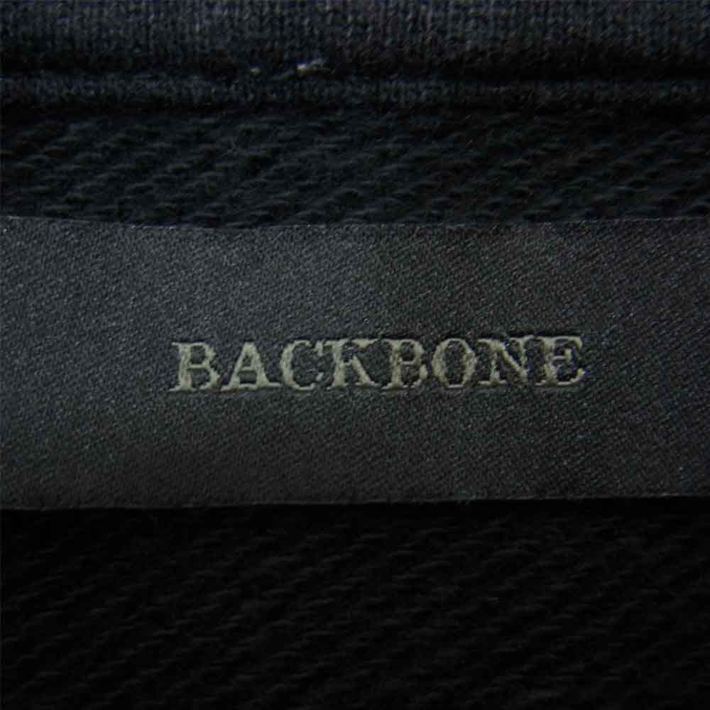 BACKBONE バックボーン BB12W-SW12 ジップアップ スウェット トラック ジャケット ブラック系 S【中古】