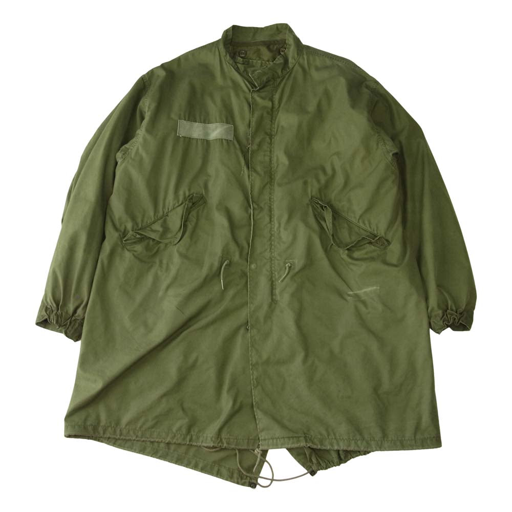 DLA100-82-C-0282 ヴィンテージ 80s M-65 キルトライニング付き フィッシュテール モッズコート カーキ系【中古】