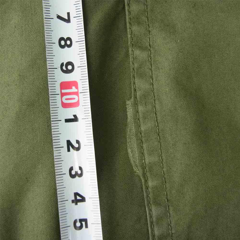 DLA100-82-C-0282 ヴィンテージ 80s M-65 キルトライニング付き フィッシュテール モッズコート カーキ系【中古】