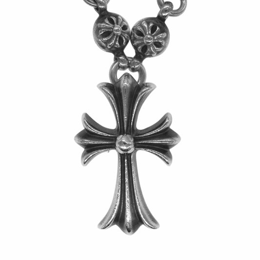 CHROME HEARTS クロムハーツ（原本無） スモール CHクロス クロスボールチェーン シルバー系【中古】