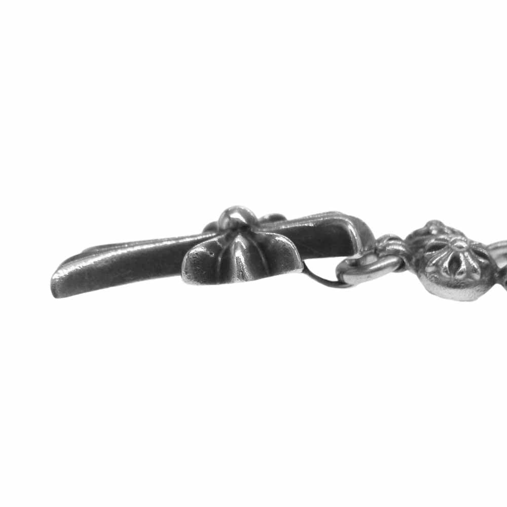 CHROME HEARTS クロムハーツ（原本無） スモール CHクロス クロスボールチェーン シルバー系【中古】