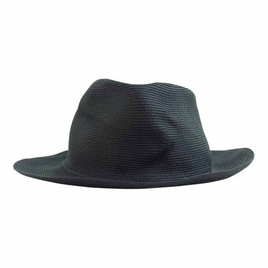 キジマタカユキ E-201004 PAPER HAT 中折れ ペーパー ハット ブラック系 3【中古】