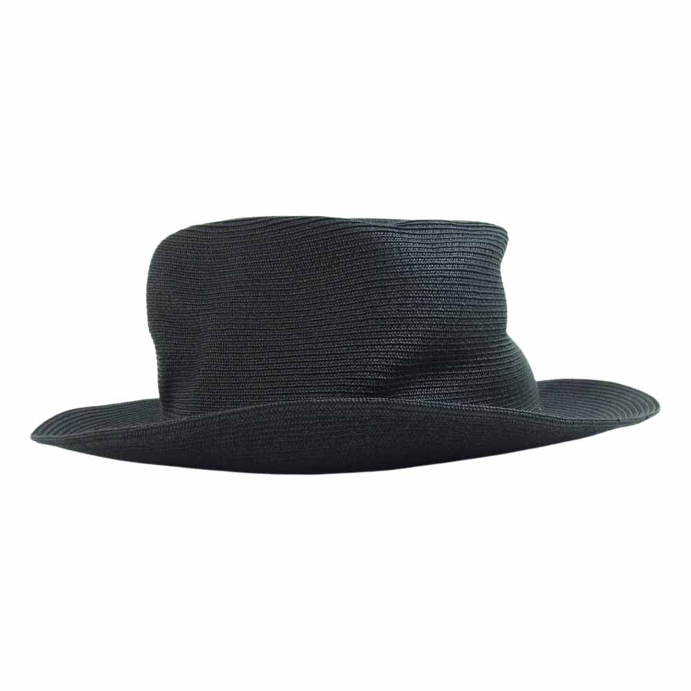 キジマタカユキ E-201004 PAPER HAT 中折れ ペーパー ハット ブラック系 3【中古】