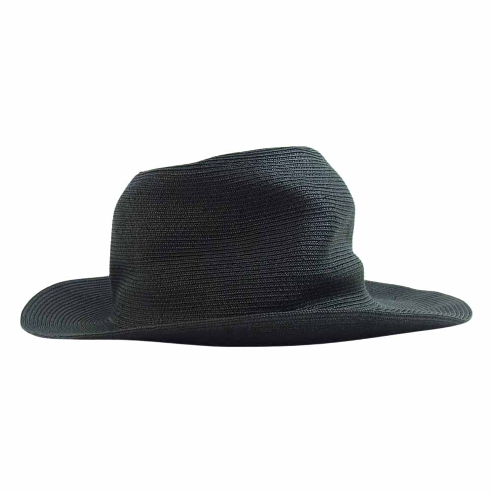 キジマタカユキ E-201004 PAPER HAT 中折れ ペーパー ハット ブラック系 3【中古】