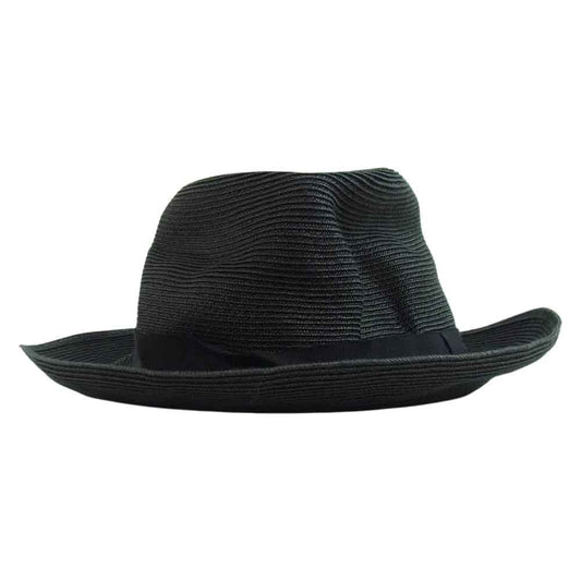 キジマタカユキ 171215 PAPER HAT 中折れ ペーパー ハット ブラック系 3【中古】