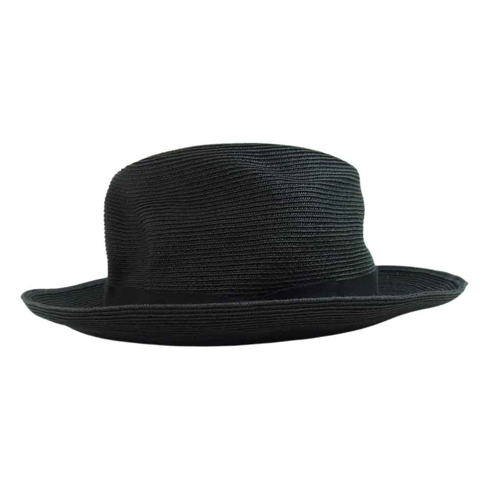 キジマタカユキ 171215 PAPER HAT 中折れ ペーパー ハット ブラック系 3【中古】