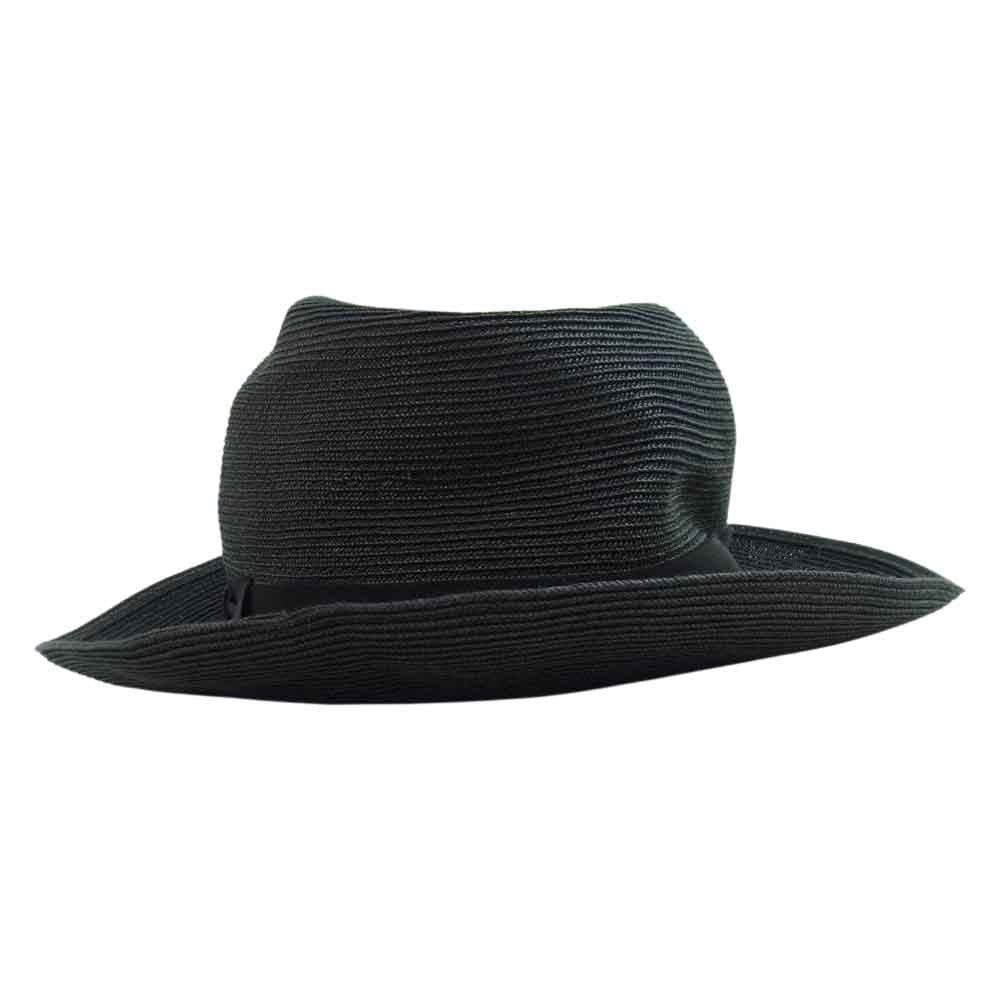 キジマタカユキ 171215 PAPER HAT 中折れ ペーパー ハット ブラック系 3【中古】