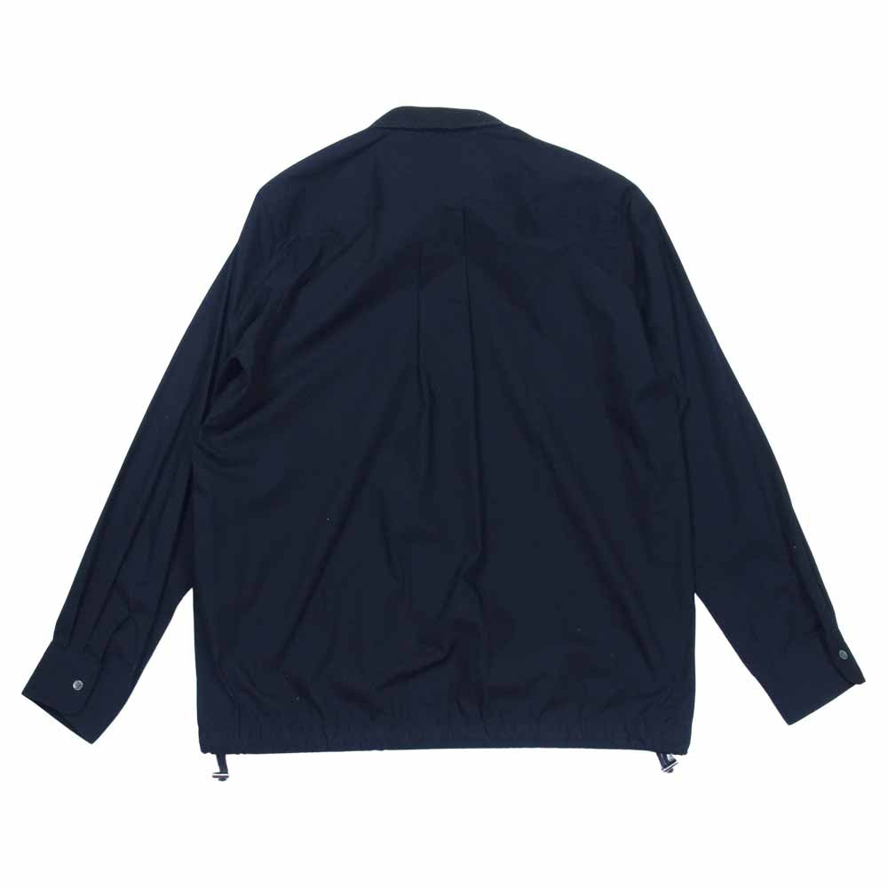 Sacai サカイ 21SS 21-02494M Cotton Poplin Shirt コットン ポプリン シャツ ダークネイビー系 4【中古】