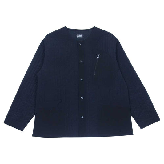 PORTER CLASSIC ポータークラシック 20AW SUPER NYLON STRETCH JACKET 製品染め ナイロン ストレッチ キルティング ジャケット ダークネイビー系 4【中古】