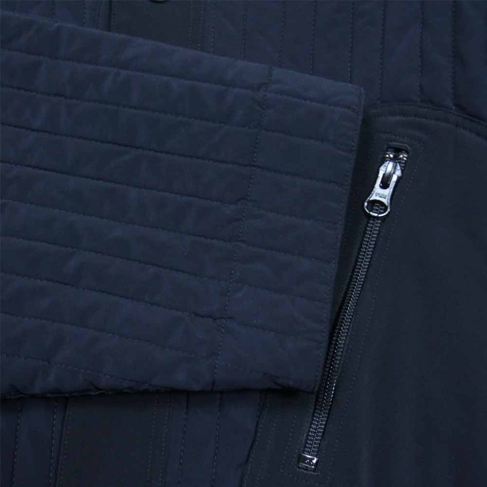PORTER CLASSIC ポータークラシック 20AW SUPER NYLON STRETCH JACKET 製品染め ナイロン ストレッチ キルティング ジャケット ダークネイビー系 4【中古】