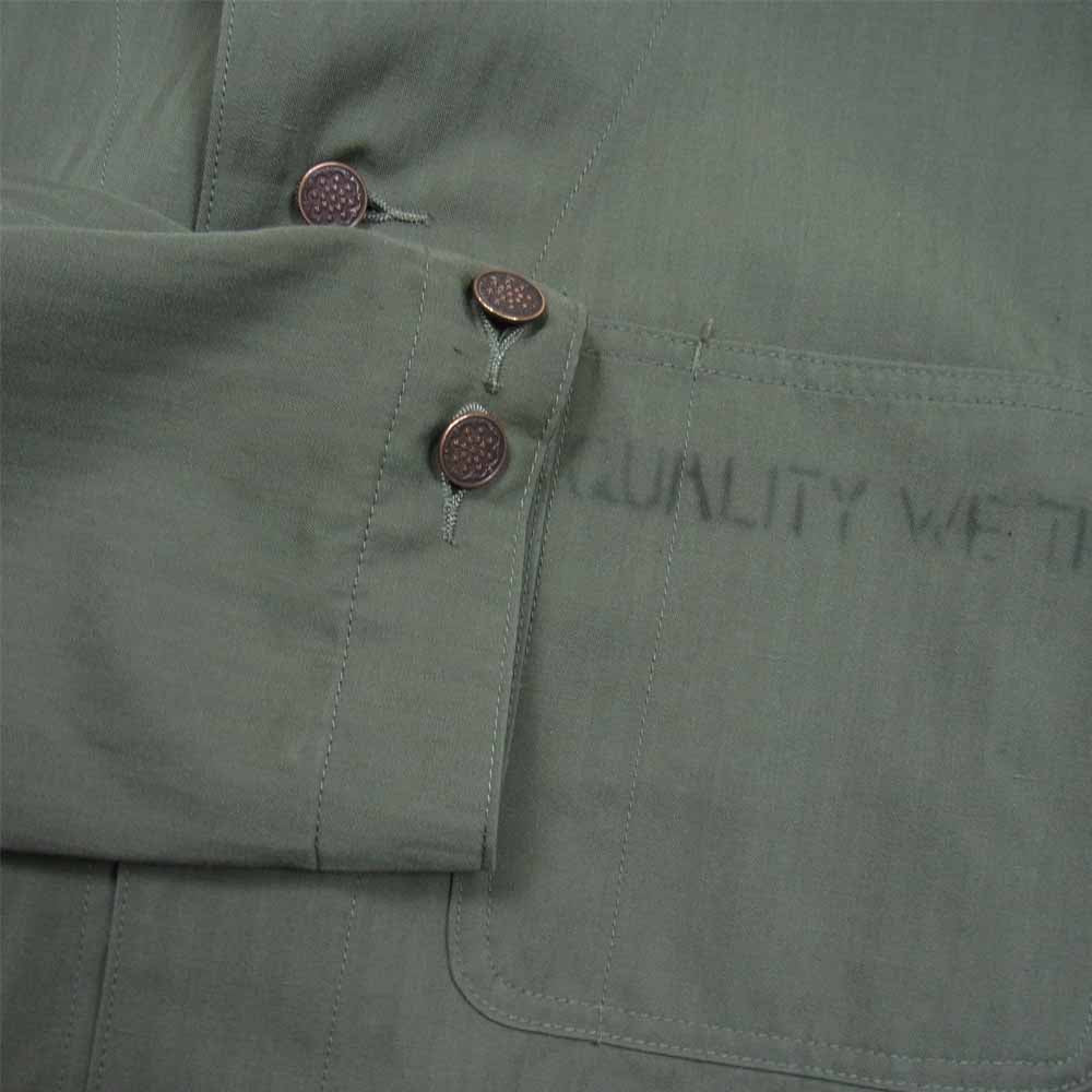 VISVIM ビズビム 21AW 0121205013018 BAKER COVERALL ベイカー カバーオール ジャケット モスグリーン系 4【美品】【中古】