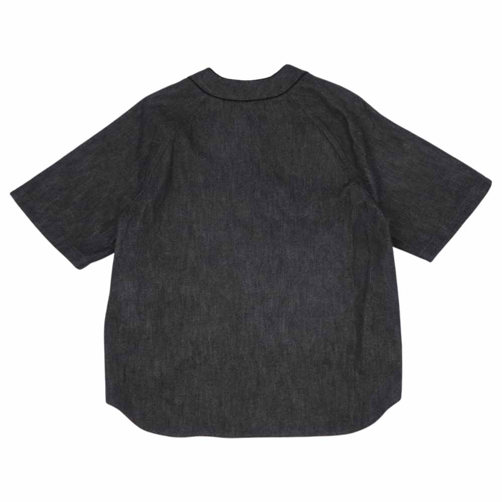 LOUIS VUITTON ルイ・ヴィトン 1A9GTK 国内正規品 エンボス モノグラム ベースボール シャツ ダークグレー系 XXL【美品】【中古】