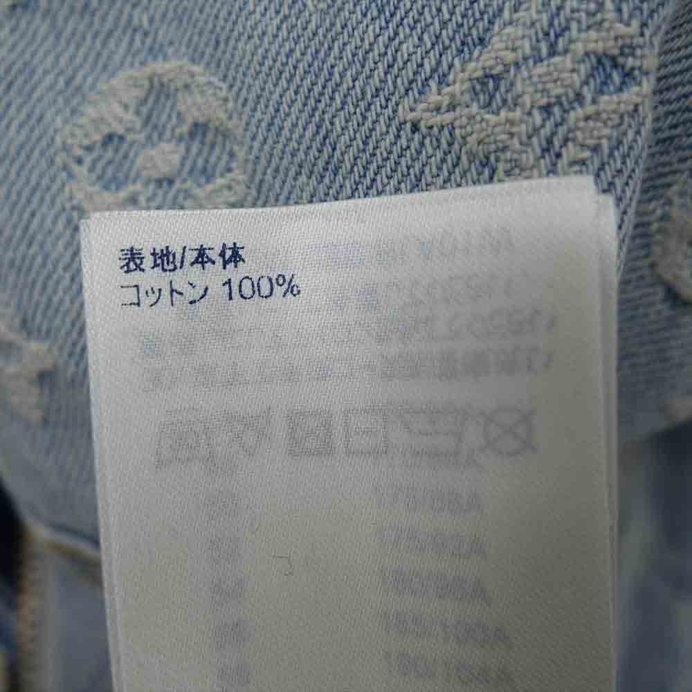 LOUIS VUITTON ルイ・ヴィトン 21AW 1A8WTS 国内正規品 NBA ジップスルーフーディ インディゴブルー系 54【中古】