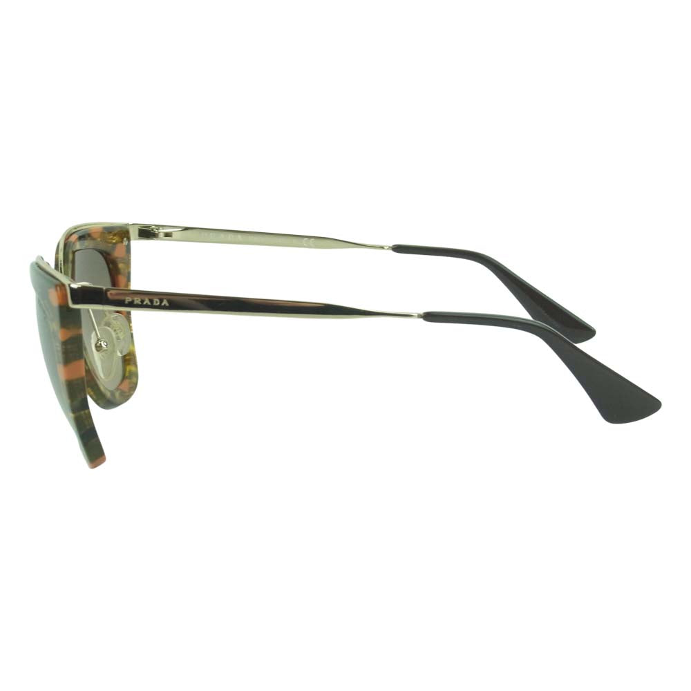 PRADA プラダ SPR53S KJN-4P0 サングラス イタリア製 ブラウン系 52□21-140【中古】
