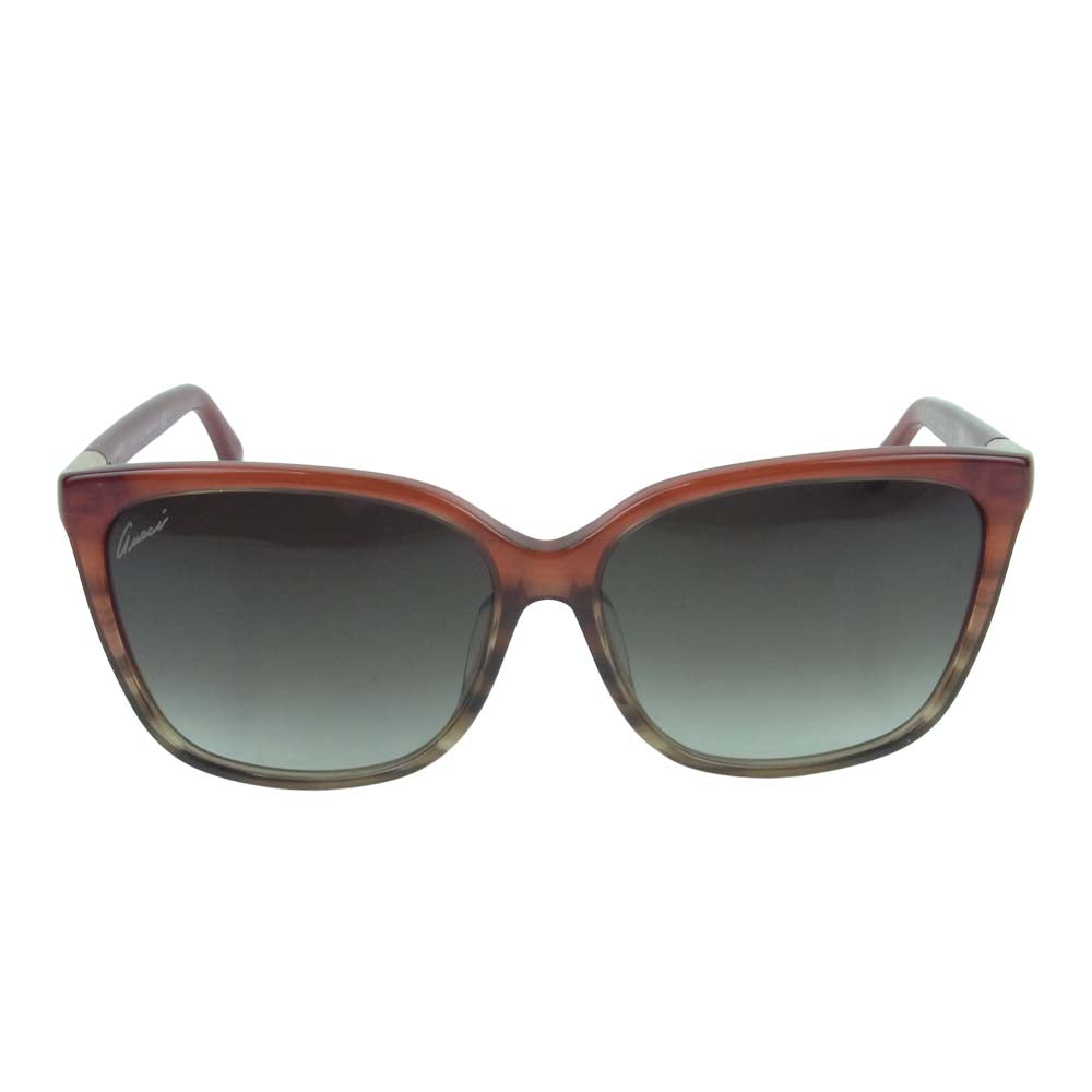 GUCCI グッチ GG3522/F/S SQ2JS サングラス イタリア製 レッド系 58□14 - 140【中古】