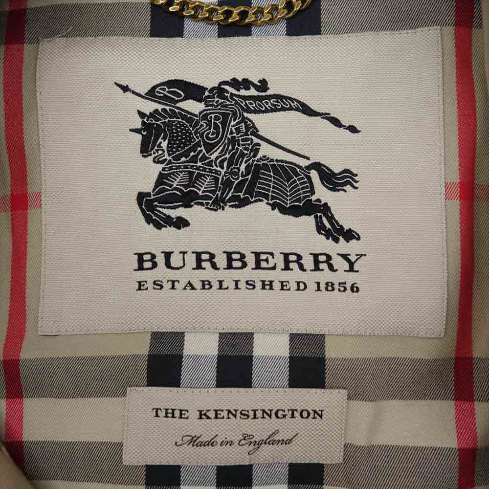 BURBERRY バーバリー 国内正規品 4006905 GBBURLIMCAS THE KENSINGTON ケンジントン 裏地チェック トレンチ ベージュ系 38【中古】