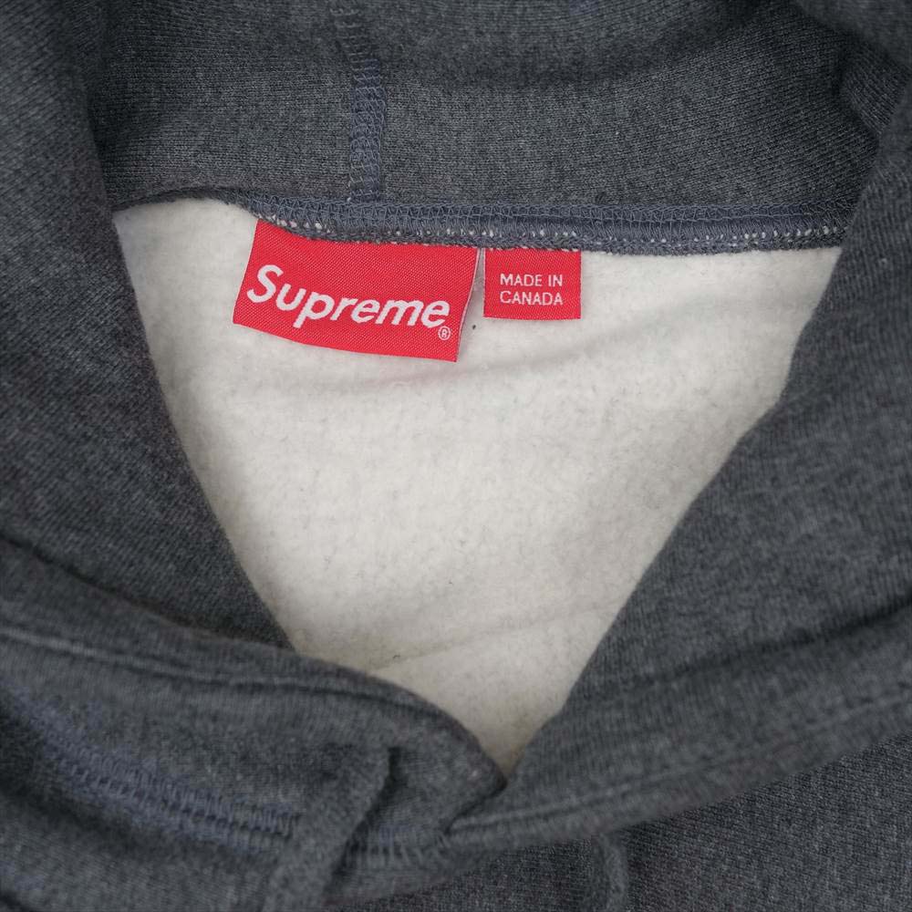 Supreme シュプリーム 21AW Box Logo Hooded Sweatshirt ボックスロゴ フーデッド スウェット パーカー グレー系 XL【極上美品】【中古】