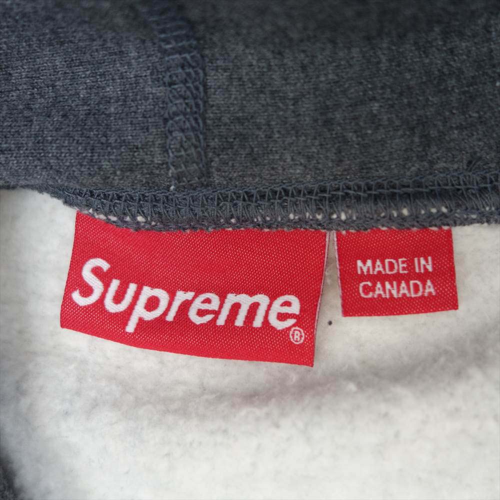 Supreme シュプリーム 21AW Box Logo Hooded Sweatshirt ボックスロゴ フーデッド スウェット パーカー グレー系 XL【極上美品】【中古】