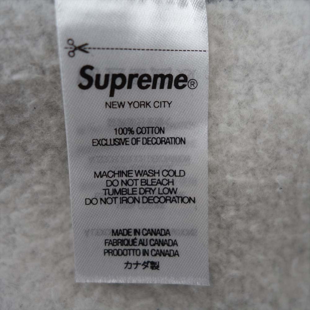 Supreme シュプリーム 21AW Box Logo Hooded Sweatshirt ボックスロゴ フーデッド スウェット パーカー グレー系 XL【極上美品】【中古】