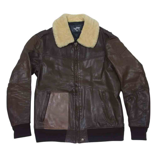DOARAT ドゥアラット LEATHER JACKET レザー ジャケット ブラウン系 M【中古】