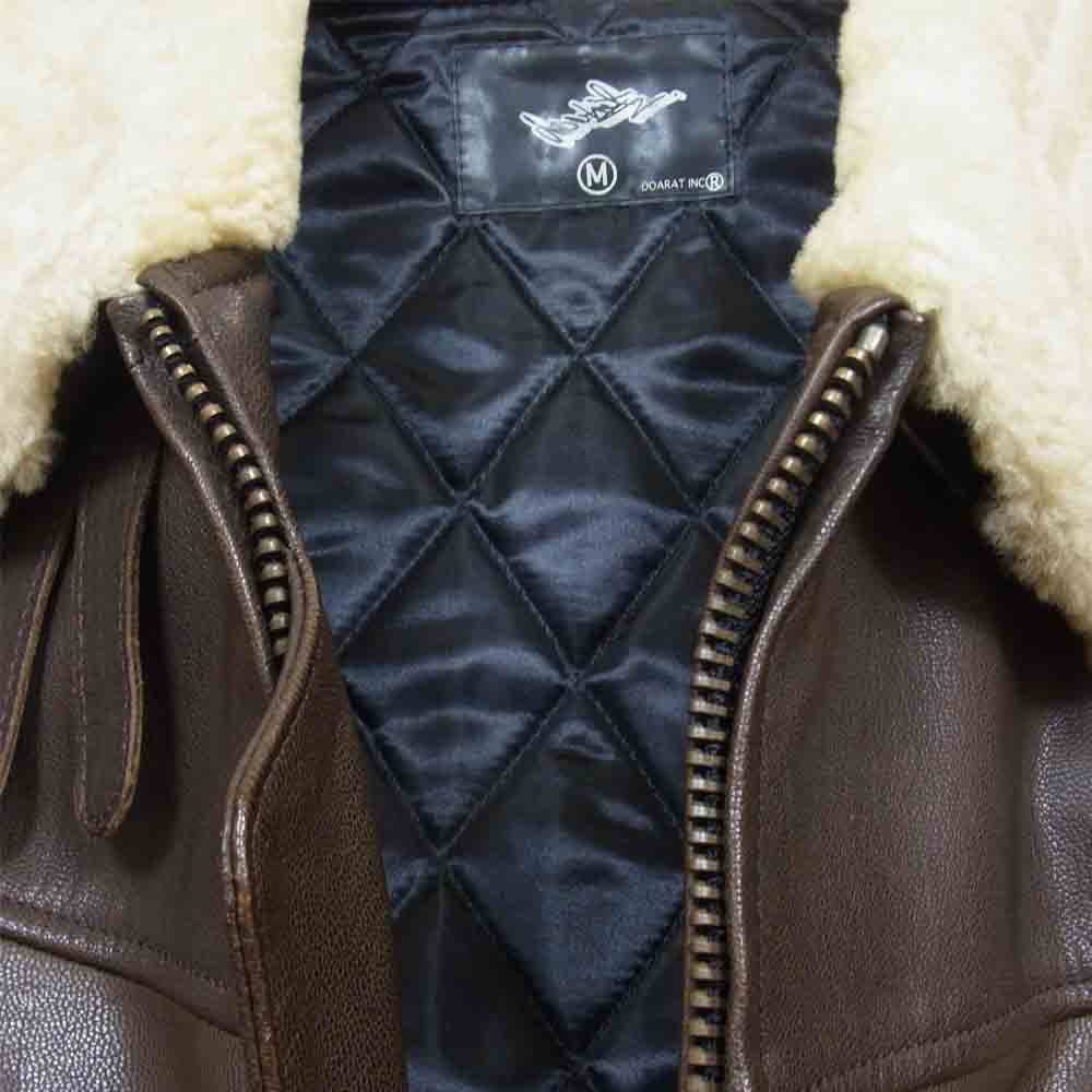 DOARAT ドゥアラット LEATHER JACKET レザー ジャケット ブラウン系 M【中古】