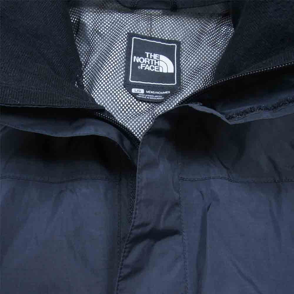THE NORTH FACE ノースフェイス 海外モデル HYVENT ナイロン ジップ ジャケット ブラック系 L【中古】