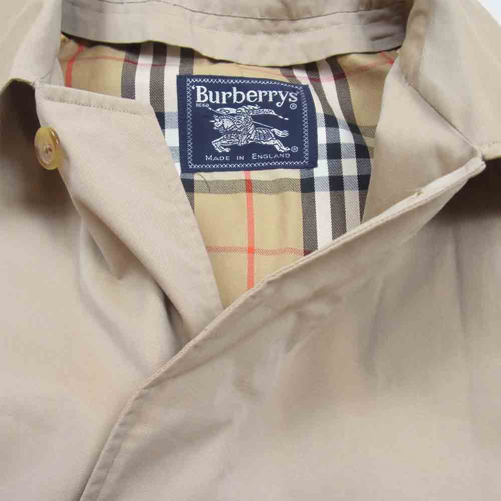 BURBERRY バーバリー Burberry's バーバリーズ 英国製 裏地チェック ステンカラー コート ベージュ系 表記無し【中古】
