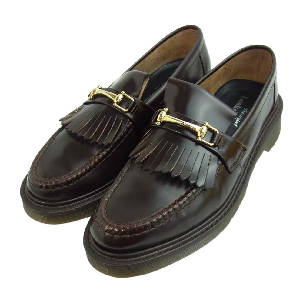 ローク 626DKT POLISHED LEATHER ガラスレザー ビットローファー ダークブラウン ダークブラウン系 26.0cm【美品】【中古】