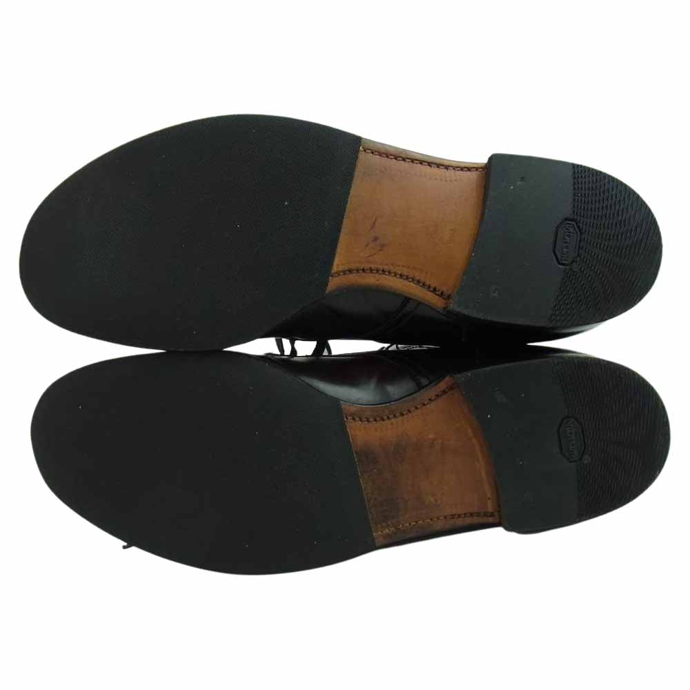 ALDEN オールデン 45668 SHELL CORDOVAN シェルコードバン モディファイド レースアップ プレーントゥ ブーツ ダークブラウン系 9 1/2【中古】