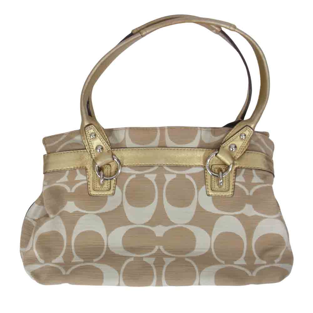 COACH コーチ 13290 ペネロペ シグネチャー ベージュ系【中古】