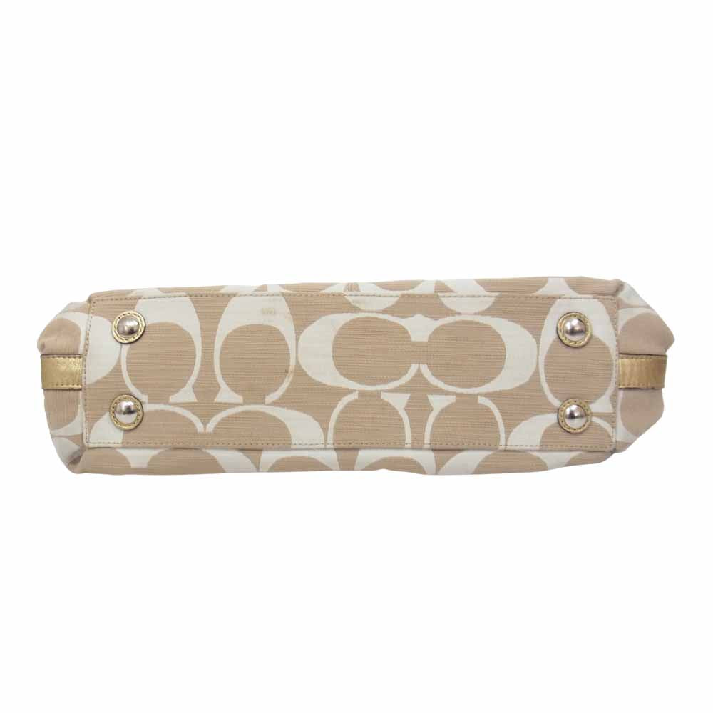 COACH コーチ 13290 ペネロペ シグネチャー ベージュ系【中古】