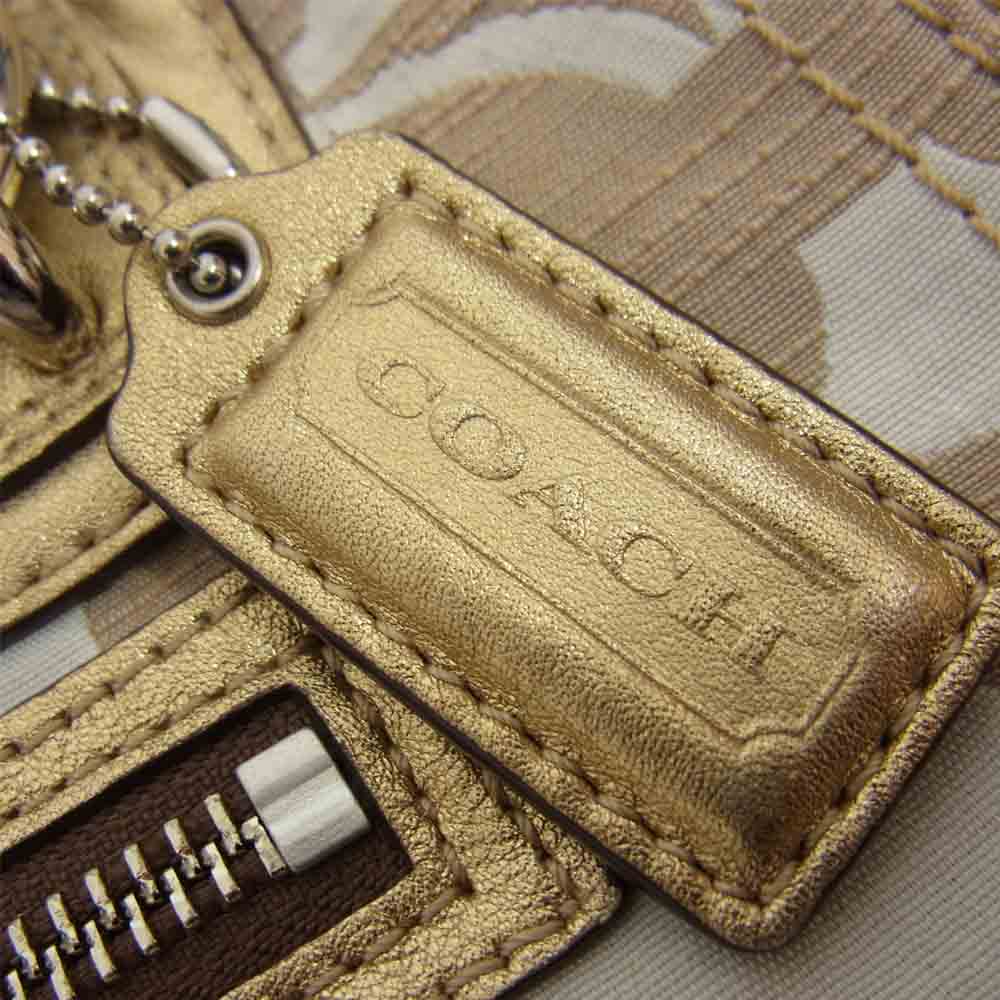 COACH コーチ 13290 ペネロペ シグネチャー ベージュ系【中古】