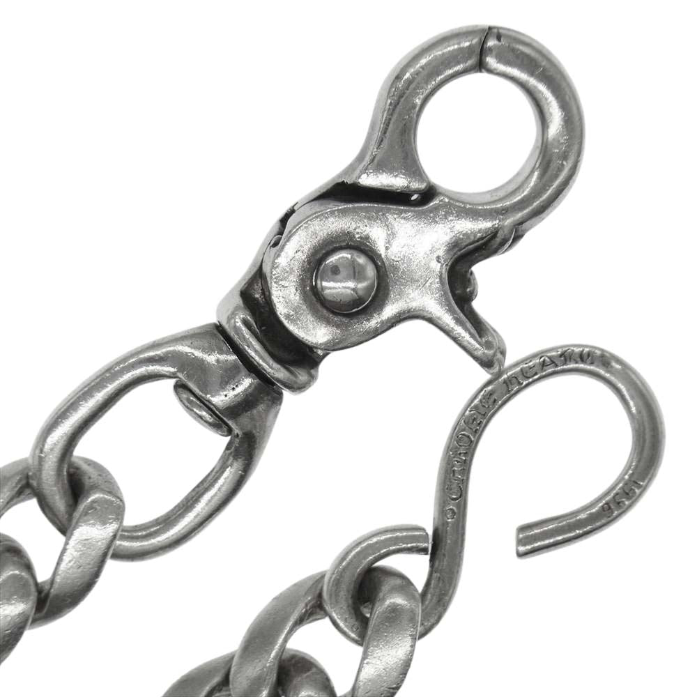 CHROME HEARTS クロムハーツ（原本無） CLASSIC SHORT 1クリップ ショート クラシック ウォレットチェーン シルバー系【中古】