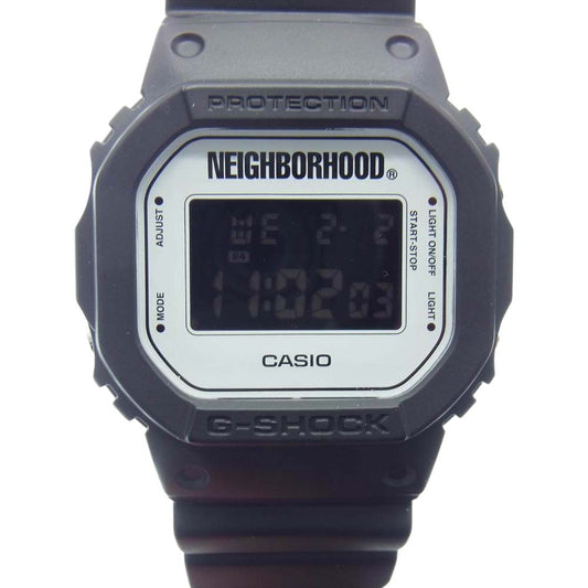 ネイバーフッド G-SHOCK ジーショック DW-5600VT NHGS 腕時計 ブラック系【美品】【中古】